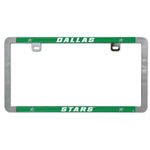 Dallas Stars Metal Lic. Plate Frame Slim