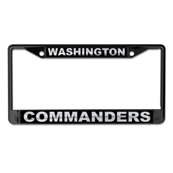 Washington Commanders Lic Plt Frame S/L Printed