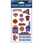 New York Knicks Face Cals 4" x 7"