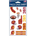 Wholesale-USC Trojans Face Cals 4" x 7"