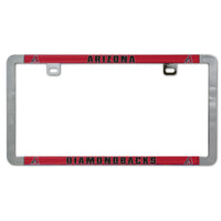 Arizona Diamondbacks Metal Lic. Plate Frame Slim