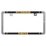 Pittsburgh Pirates Metal Lic. Plate Frame Slim