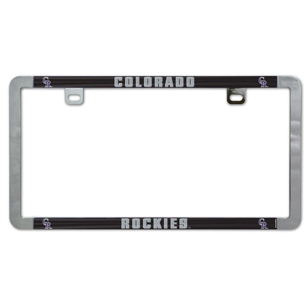 Colorado Rockies Metal Lic. Plate Frame Slim