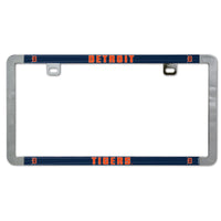Detroit Tigers Metal Lic. Plate Frame Slim