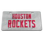 Houston Rockets GLITTER Specialty Acrylic License Plate
