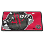 Houston Rockets MEGA Specialty Acrylic License Plate