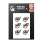 Kansas City Chiefs Glitter Tattoo 6 Pack