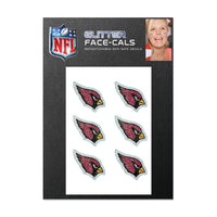 Arizona Cardinals Glitter Tattoo 6 Pack