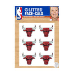 Chicago Bulls Glitter Tattoo 6 Pack