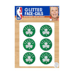 Boston Celtics Glitter Tattoo 6 Pack