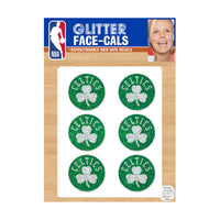 Boston Celtics Glitter Tattoo 6 Pack
