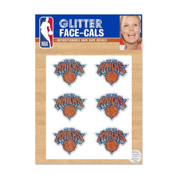 New York Knicks Glitter Tattoo 6 Pack