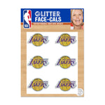 Los Angeles Lakers Glitter Tattoo 6 Pack