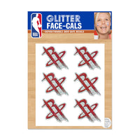 Houston Rockets Glitter Tattoo 6 Pack