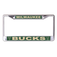 Milwaukee Bucks Lic Plt Frame S/L Printed