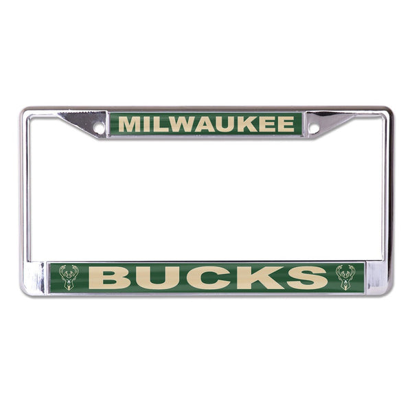 Milwaukee Bucks Lic Plt Frame S/L Printed