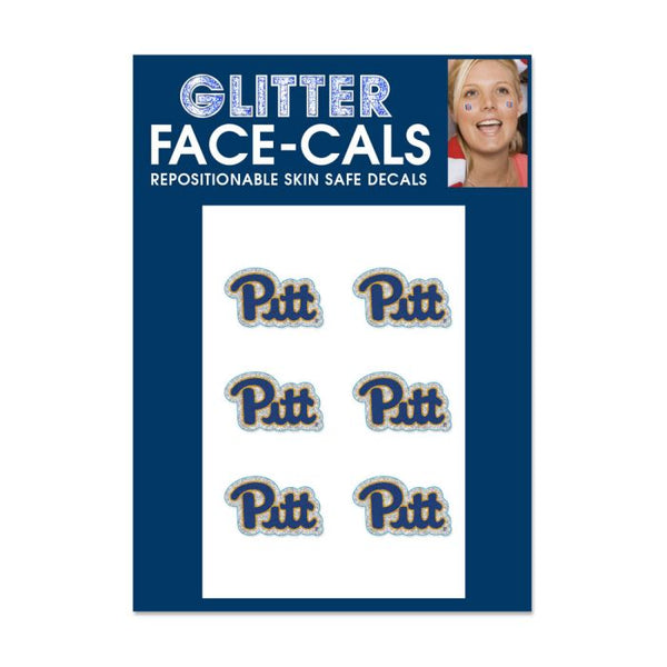 Pittsburgh Panthers Glitter Tattoo 6 Pack