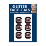South Carolina Gamecocks Glitter Tattoo 6 Pack