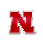 Wholesale-Nebraska Cornhuskers Auto Badge w/color