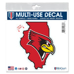 Wholesale-Illinois State Redbirds State Shape All Surface Decal 6" x 6"