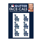 Los Angeles Dodgers Glitter Tattoo 6 Pack