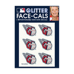 Cleveland Guardians Glitter Tattoo 6 Pack