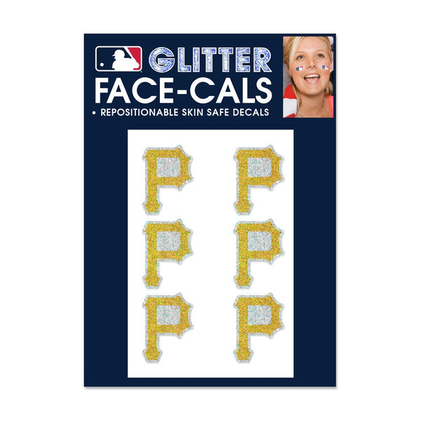 Pittsburgh Pirates Glitter Tattoo 6 Pack