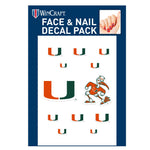 Miami Hurricanes Nail Cals