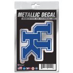 Kentucky Wildcats Decal Metallic 3" x 5"