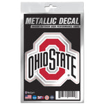 Wholesale-Ohio State Buckeyes Decal Metallic 3" x 5"