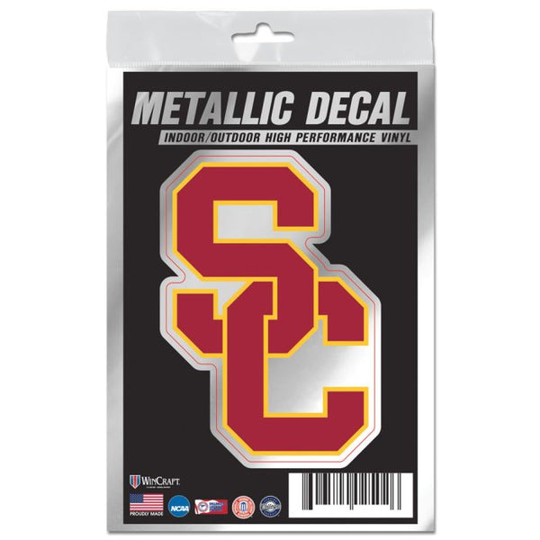 Wholesale-USC Trojans Decal Metallic 3" x 5"