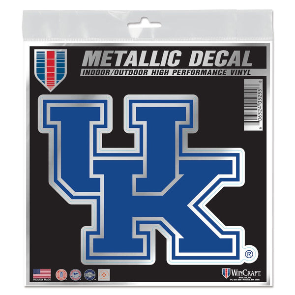 Kentucky Wildcats Decal Metallic 6" x 6"