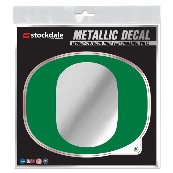 Oregon Ducks Decal Metallic 6" x 6"