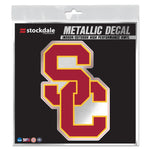 Wholesale-USC Trojans Decal Metallic 6" x 6"