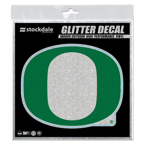 Oregon Ducks Decal Glitter 6" x 6"