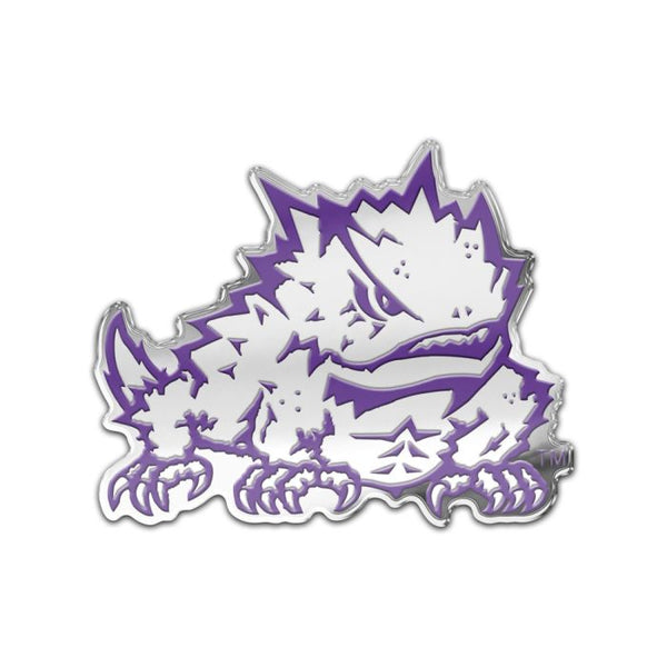 Wholesale-TCU Horned Frogs Auto Badge w/color