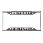 Detroit Pistons Lic Plt Frame S/S Printed