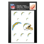 Los Angeles Chargers Nail Cals