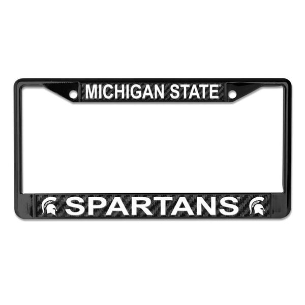 Wholesale-Michigan State Spartans Lic Plt Frame S/L Printed