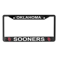 Wholesale-Oklahoma Sooners Lic Plt Frame S/L Printed