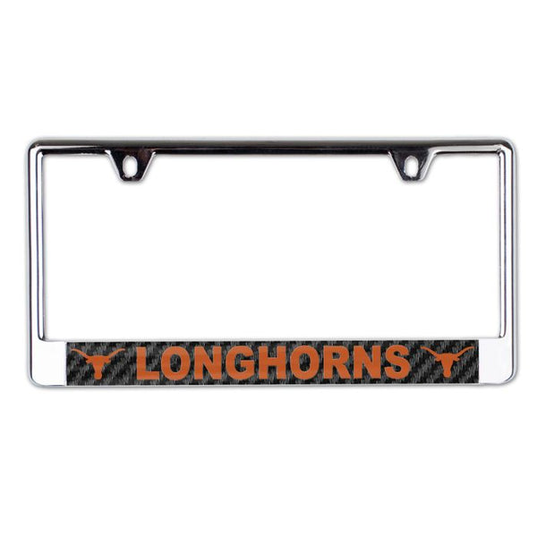 Wholesale-Texas Longhorns Lic Plate Frame B/O Printed