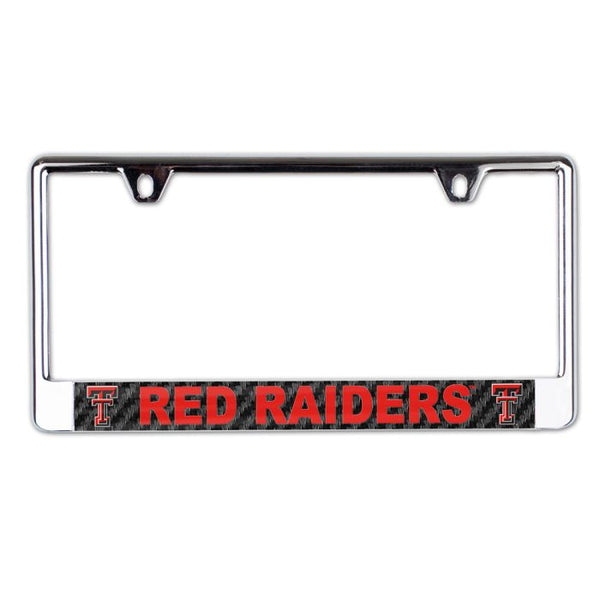 Wholesale-Texas Tech Red Raiders Lic Plate Frame B/O Printed