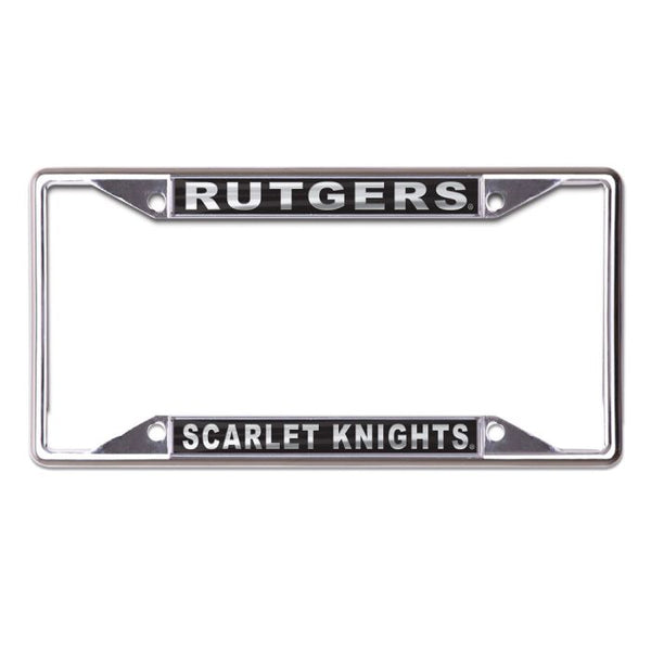 Wholesale-Rutgers Scarlet Knights Lic Plt Frame S/S Printed