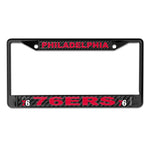 Philadelphia 76ers Lic Plt Frame S/L Printed