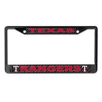 Texas Rangers Lic Plt Frame S/L Printed