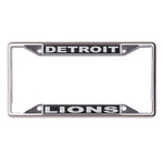 Detroit Lions Lic Plt Frame S/S Printed