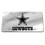 Dallas Cowboys Acrylic Classic License Plates