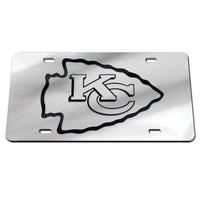 Kansas City Chiefs Specialty Acrylic License Plate