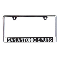San Antonio Spurs Lic Plate Frame B/O Printed