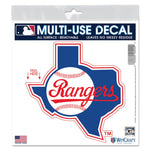 Texas Rangers / Cooperstown All Surface Decal 6" x 6"